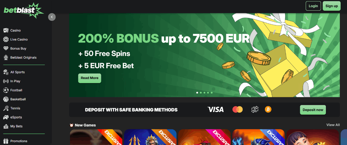 Betblast casino